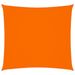 Voile de parasol Tissu Oxford carré 2,5x2,5 m Orange - Photo n°1