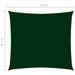 Voile de parasol Tissu Oxford carré 2,5x2,5 m Vert foncé - Photo n°6