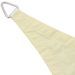 Voile de parasol Tissu Oxford Carré 2 x 2 m Crème - Photo n°3