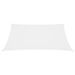 Voile de parasol Tissu Oxford carré 2x2 m Blanc - Photo n°3