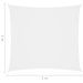 Voile de parasol Tissu Oxford carré 2x2 m Blanc - Photo n°6