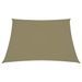 Voile de parasol Tissu Oxford carré 3x3 m Beige - Photo n°3