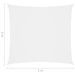 Voile de parasol Tissu Oxford carré 3x3 m Blanc - Photo n°6