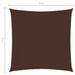 Voile de parasol Tissu Oxford carré 3x3 m Marron - Photo n°6