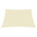 Voile de parasol Tissu Oxford carré 4,5x4,5 m Crème - Photo n°3