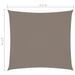 Voile de parasol Tissu Oxford carré 4,5x4,5 m Taupe - Photo n°6