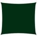 Voile de parasol Tissu Oxford carré 4,5x4,5 m Vert foncé - Photo n°1