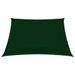 Voile de parasol Tissu Oxford carré 4,5x4,5 m Vert foncé - Photo n°3