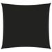 Voile de parasol Tissu Oxford carré 4x4 m Noir - Photo n°1