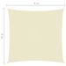 Voile de parasol Tissu Oxford carré 6x6 m Crème - Photo n°6