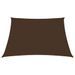 Voile de parasol Tissu Oxford carré 6x6 m Marron - Photo n°3