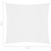 Voile de parasol Tissu Oxford carré 7x7 m Blanc - Photo n°6