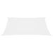 Voile de parasol Tissu Oxford rectangulaire 2,5x3,5 m Blanc - Photo n°3