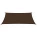 Voile de parasol Tissu Oxford rectangulaire 2,5x3,5 m Marron - Photo n°3