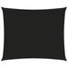 Voile de parasol Tissu Oxford rectangulaire 2,5x3,5 m Noir - Photo n°1