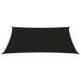 Voile de parasol Tissu Oxford rectangulaire 2,5x3,5 m Noir - Photo n°3