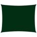 Voile de parasol Tissu Oxford rectangulaire 2,5x3,5m Vert foncé - Photo n°1