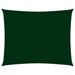 Voile de parasol Tissu Oxford rectangulaire 2,5x3 m Vert foncé - Photo n°1