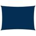 Voile de parasol Tissu Oxford rectangulaire 2,5x4,5 m Bleu - Photo n°1