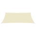 Voile de parasol Tissu Oxford rectangulaire 2,5x4,5 m Crème - Photo n°3