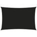 Voile de parasol Tissu Oxford rectangulaire 2,5x4,5 m Noir - Photo n°1