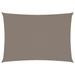 Voile de parasol Tissu Oxford rectangulaire 2,5x4,5 m Taupe - Photo n°1