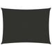 Voile de parasol Tissu Oxford rectangulaire 2,5x4 m Anthracite - Photo n°1