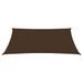 Voile de parasol Tissu Oxford rectangulaire 2,5x4 m Marron - Photo n°3