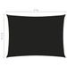 Voile de parasol Tissu Oxford rectangulaire 2,5x4 m Noir - Photo n°6