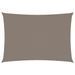 Voile de parasol Tissu Oxford rectangulaire 2,5x4 m Taupe - Photo n°1