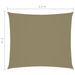 Voile de parasol Tissu Oxford rectangulaire 2x2,5 m Beige - Photo n°6