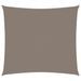 Voile de parasol Tissu Oxford rectangulaire 2x2,5 m Taupe - Photo n°1