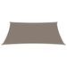 Voile de parasol Tissu Oxford rectangulaire 2x3,5 m Taupe - Photo n°3