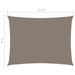 Voile de parasol Tissu Oxford rectangulaire 2x3,5 m Taupe - Photo n°6