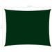 Voile de parasol Tissu Oxford rectangulaire 2x3,5 m Vert foncé - Photo n°6