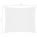 Voile de parasol Tissu Oxford rectangulaire 2x3 m Blanc - Photo n°6