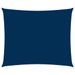 Voile de parasol Tissu Oxford rectangulaire 2x3 m Bleu - Photo n°1