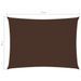 Voile de parasol Tissu Oxford rectangulaire 2x3 m Marron - Photo n°6