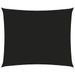 Voile de parasol Tissu Oxford rectangulaire 2x3 m Noir - Photo n°1