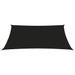 Voile de parasol Tissu Oxford rectangulaire 2x3 m Noir - Photo n°3