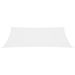 Voile de parasol Tissu Oxford rectangulaire 2x4,5 m Blanc - Photo n°3