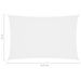 Voile de parasol Tissu Oxford rectangulaire 2x4,5 m Blanc - Photo n°6