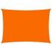 Voile de parasol Tissu Oxford rectangulaire 2x4,5 m Orange - Photo n°1