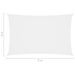 Voile de parasol Tissu Oxford rectangulaire 2x5 m Blanc - Photo n°6