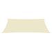 Voile de parasol Tissu Oxford rectangulaire 2x5 m Crème - Photo n°3