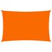 Voile de parasol Tissu Oxford rectangulaire 2x5 m Orange - Photo n°1