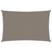 Voile de parasol Tissu Oxford rectangulaire 2x5 m Taupe - Photo n°1