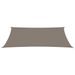 Voile de parasol Tissu Oxford rectangulaire 2x5 m Taupe - Photo n°3