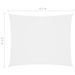 Voile de parasol Tissu Oxford rectangulaire 3,5x4,5 m Blanc - Photo n°6