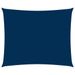 Voile de parasol Tissu Oxford rectangulaire 3,5x4,5 m Bleu - Photo n°1